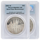 PCGS 2002-W West Point Bicentennial $1 Commemorative