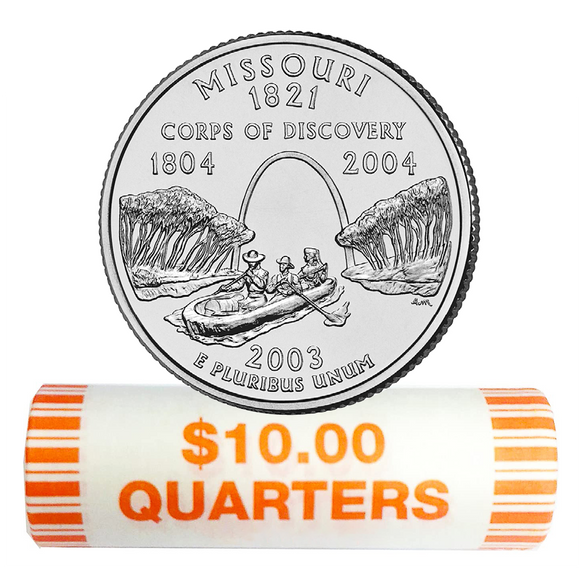 2003-P Missouri Quarter Rolls