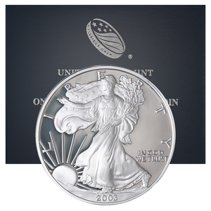 2003-W Proof Silver Eagle OGP