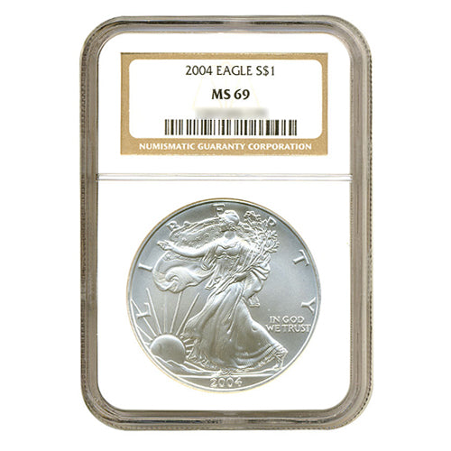 2004 Silver Eagle MS69 