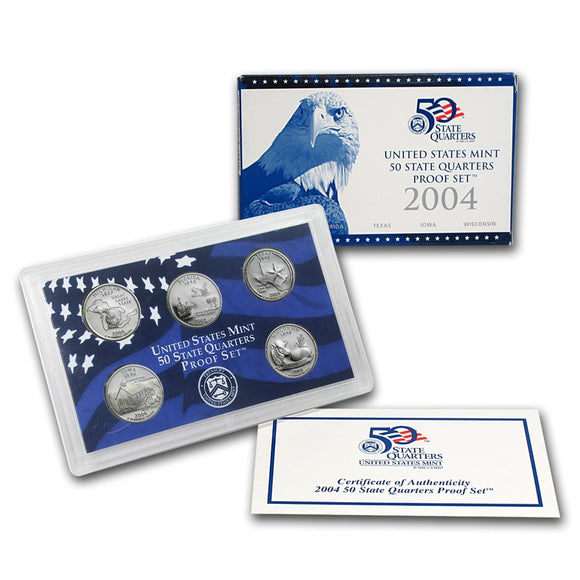 2004-S State Quarter Proof Set