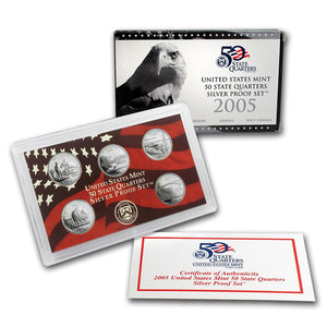 2005 State Quarter Silver Proof Set