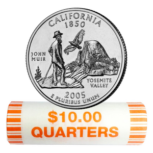 2005-P California Quarter Rolls