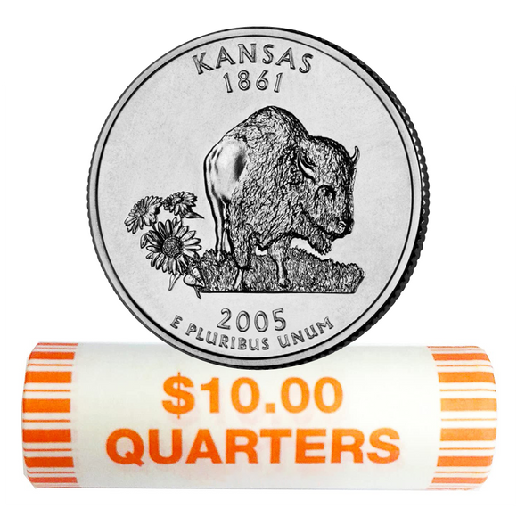 2005-D Kansas Quarter Rolls
