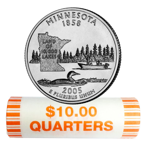2005-D Minnesota Quarter Rolls