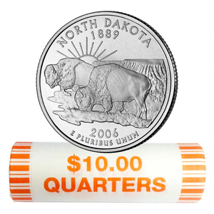 2006-P North Dakota Quarter Rolls