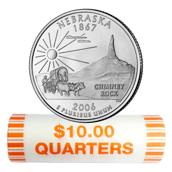 2006-D Nebraska Quarter Rolls