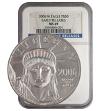 2006-W $50 Platinum Eagle MS 69 NGC Early Release