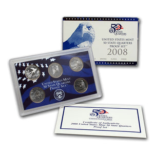 2008-S State Quarter Proof Set