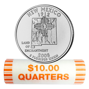 2008-P New Mexico Quarter Rolls
