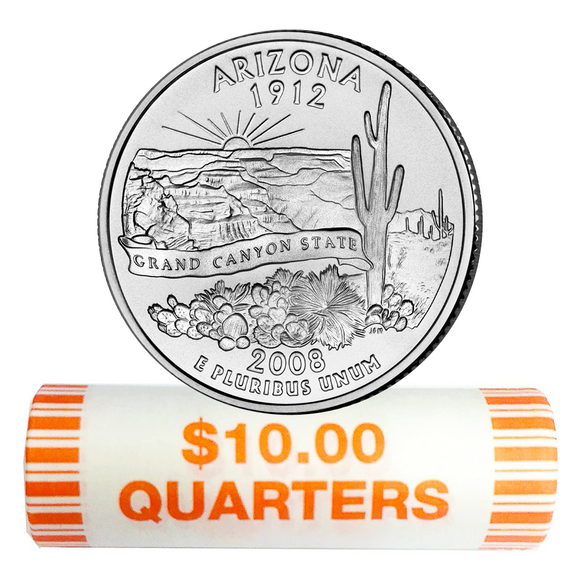 2008 D&P Arizona Quarter Rolls