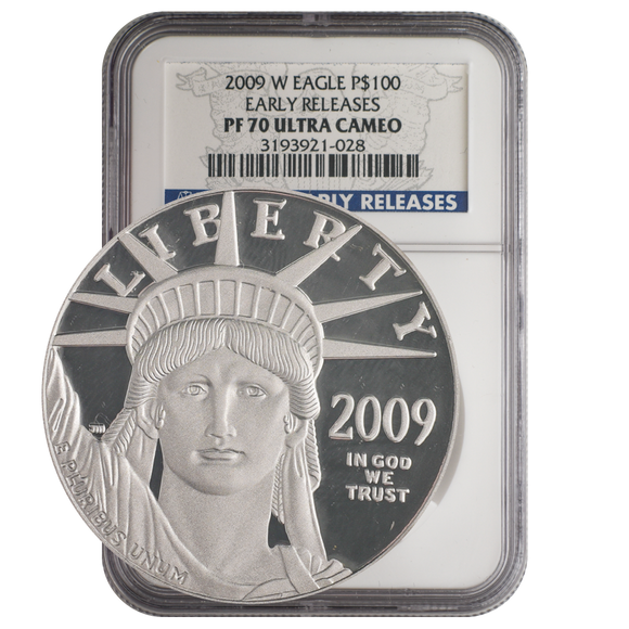 2009-W 1 oz American Platinum Eagle PF70 Ultra Cameo NGC Early Release