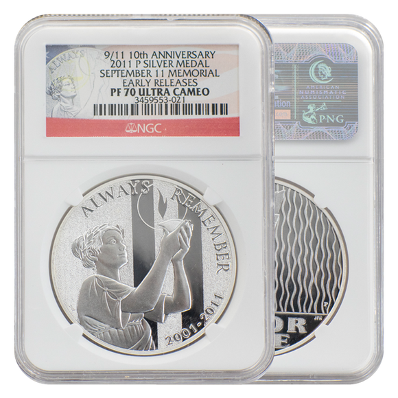 NGC 2011-P 10th Anniversary September 11th Memorial Early Release Ultra Cameo