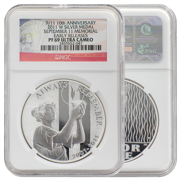 NGC 2011-W 10th Anniversary September 11th Memorial Early Release Ultra Cameo