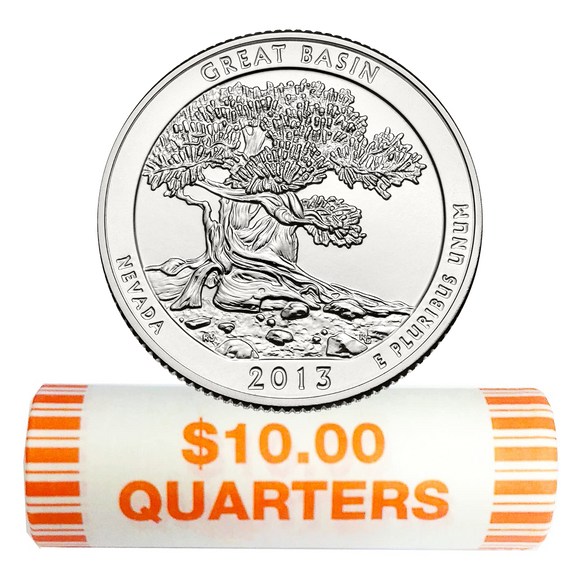 2013 D&P Great Basin Quarter Roll $10