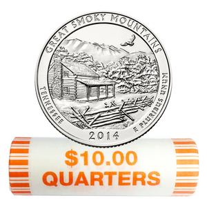 2014 D&P Great Smokies Quarter Roll $10