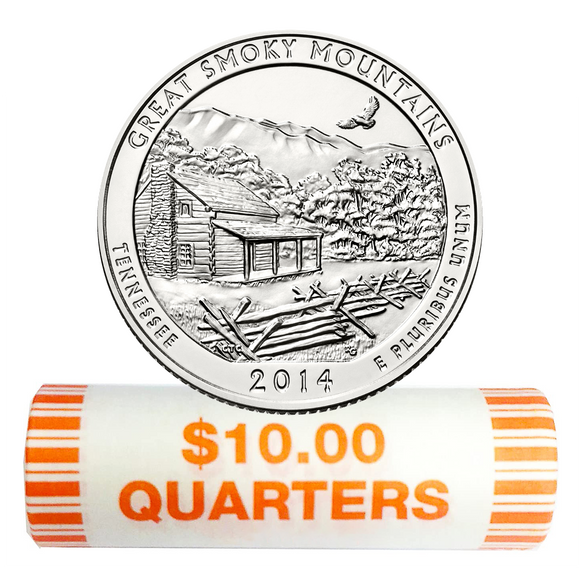 2014 D&P Great Smokies Quarter Roll $10