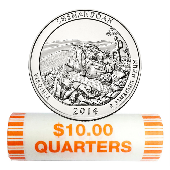 2014 D Shenandoah Quarter Roll $10