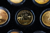 1999-2003 Morgan Mint Gold Plated Quarter Set (25 Coins)