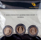 2010 America The Beautiful Quarter Three Coin Set Hot Springs