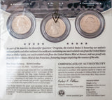 2010 America The Beautiful Blue Ridge Parkway 3 Coin Quarter Set