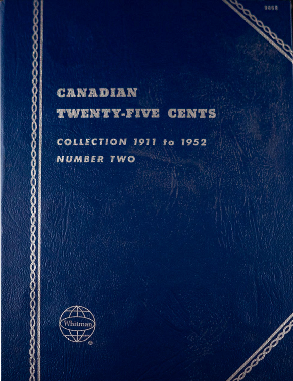 Canadian 25 Cents Plain Album (No Coins)
