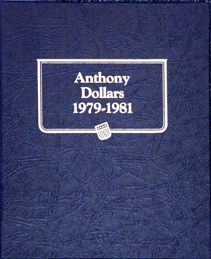 1979-1981 Susan B Anthony Dollar Album (No Coins)