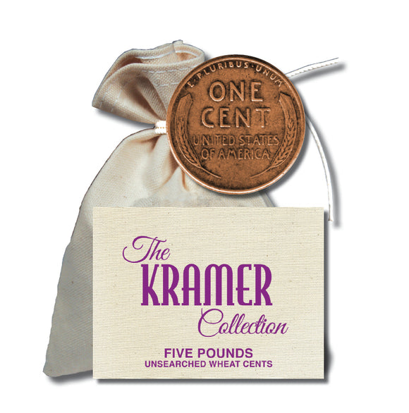 3 Pound Bag - 'Kramer Collection' Wheat Pennies