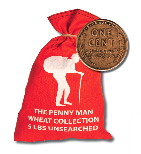 3 Pound Bag - 'The Penny Man Hoard' Wheat Pennies
