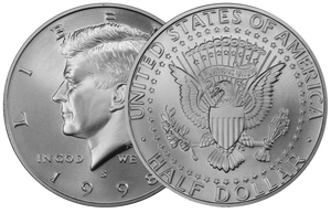 1998-S Kennedy Half Dollars