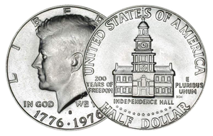 1976-S Kennedy Half Dollars
