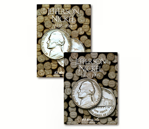 Jefferson Nickel Collector Folders (No Coins)