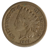 1861 Indian Head Penny (VG)