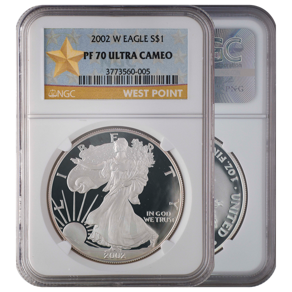 2002-W Silver Eagle PF70 