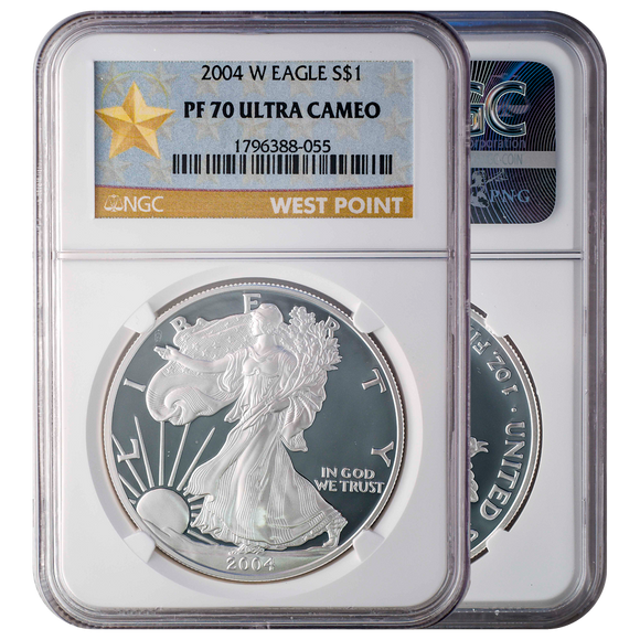 2004-W Silver Eagle PF70 Ultra Cameo 