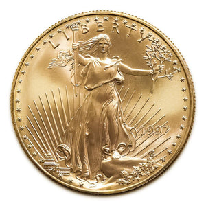 1/10 oz Gold Eagle OGP & COA 1989-2000 - Chattanooga Coin