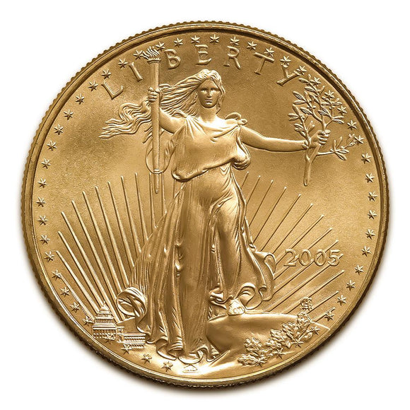 1/10 oz Gold Eagle OGP & COA 2001-2016 - Chattanooga Coin