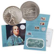Benjamin Franklin Commemorative Coin Uncirculated Set