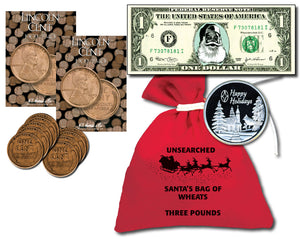 3 Pound Bag - 'Santa's Collection' Wheat Pennies