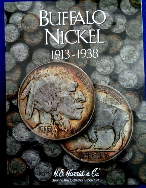 1913-1938 Buffalo Nickel Album (No Coins)