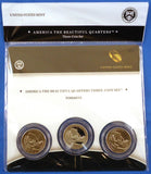 2010 America The Beautiful Quarter Three Coin Set Yosemite