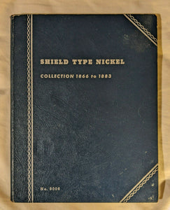 1866-1883 Shield Nickel Album (No Coins)