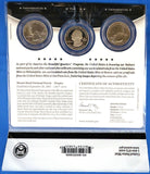 2010 America The Beautiful Quarter Three Coin Set Mt Hood