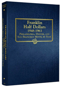 1948-1963 Franklin Half Whitman Album #9126 (No Coins)