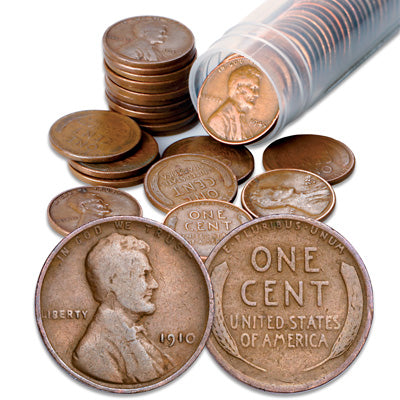 1909-1958 Mixed Date Wheat Penny Rolls