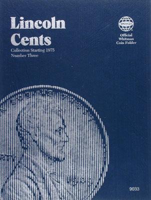 1975 Lincoln Cent Whitman Album #9033 (No Coins)