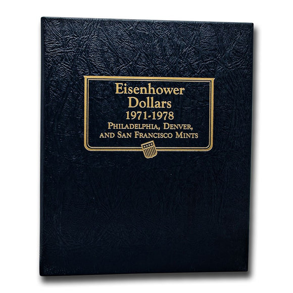 1971-1978 Classic Eisenhower Dollar Whitman Album #9131 (No Coins)